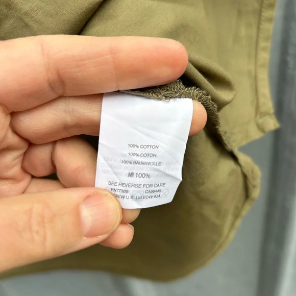 J Crew Collared popover shirt, size M - Picture 6 of 8